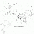 Z14XE7EAL/X RZR 4 800 Brakes, pedal and master cylinder