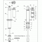 Z14XT9EAO RZR 4 900 Suspension, front shock (7043778)