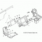R13JT87AD/AL/9EAK/EAL/EAO/EAT/EAW/EAP RZR XP 900 EFI Body, seat divider