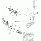 R13JT87AD/AL/9EAK/EAL/EAO/EAT/EAW/EAP RZR XP 900 EFI Engine, throttle body and injector