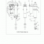 R13JT87AD/AL/9EAK/EAL/EAO/EAT/EAW/EAP RZR XP 900 EFI Suspension, rear shock (7043916)