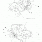 R13VA17AA/AB RZR 170 Кузов Наклейки