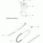 R13VA17AA/AB RZR 170 Engine, tensioner, cam chain