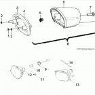 R13VA17AA/AB RZR 170 Передние и задние световые приборы