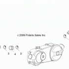 R13VA17AA/AB RZR 170 Engine, air ducts