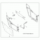 R13VE76AD/AI/AW/7EAS/EAT RZR S 800 EFI Body, doors kit