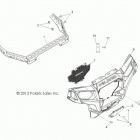 R13VE76AD/AI/AW/7EAS/EAT RZR S 800 EFI Body, front bumper
