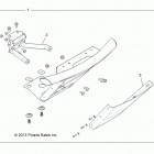 R13VE76AD/AI/AW/7EAS/EAT RZR S 800 EFI Body, front bumper kit