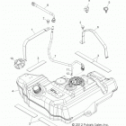 R13VE76AD/AI/AW/7EAS/EAT RZR S 800 EFI Топлевный бак