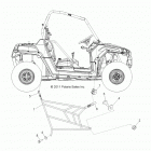 R13VE76AD/AI/AW/7EAS/EAT RZR S 800 EFI Тело, боковые сетки