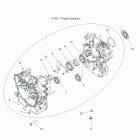R13VH57AD/6EAK RZR 570 EFI Картер