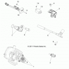 R13VH57FX RZR 570 EFI INTL Electrical, sensors and control modules