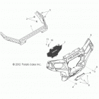 R13VH76AC/AD/AN/AS/EAI RZR 800 EFI Body, front bumper