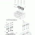 R13VH76AC/AD/AN/AS/EAI RZR 800 EFI Engine, cylinder head and valves