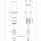R13XE76AD/EAI RZR 4 800 EFI Передний аммортизатор