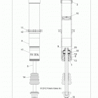 R13XE76AD/EAI RZR 4 800 EFI Задний аммортизатор 1