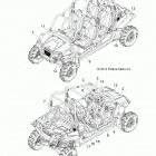 R13XT87AA/9EAK RZR XP 4 900 EFI Кузов Наклейки