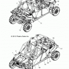R13XT9EAL RZR 4 XP JAGGED X Кузов Наклейки