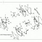 R13XT9EAL RZR 4 XP JAGGED X Body, door