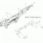R13XT9EAL RZR 4 XP JAGGED X Body, rear bumper