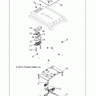 R13XT9EAL RZR 4 XP JAGGED X Body, seat slider