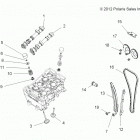 R13XT9EAL RZR 4 XP JAGGED X Engine, valves and camshafts