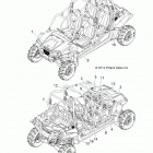 R13XT9EFX RZR 4 XP 900 PS INTL Кузов Наклейки