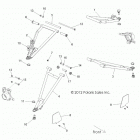R13XT9EFX RZR 4 XP 900 PS INTL Suspension, front control arms