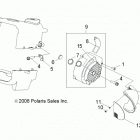 R12VA17AA/AC RZR 170 Engine, cooling