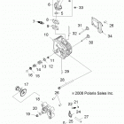 R12VA17AA/AC RZR 170 Головка цилиндра двигателя