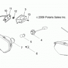 R12VA17AA/AC RZR 170 Electrical, headlights and taillights