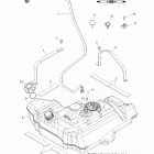 R12VH57FX RZR 570 EFI INTL Топлевный бак