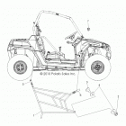 R12VH57FX RZR 570 EFI INTL Тело, боковые сетки