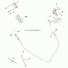 R12VH57FX RZR 570 EFI INTL Brakes, park brake
