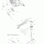 R12VH57FX RZR 570 EFI INTL Селектор передачи