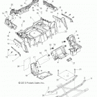 R12VH76AB/AD/AF/AH/AI/AJ/AM/EAB/EAS RZR 800 EFI/EPS Корпус, задняя стойка и крылья