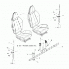 R12VH76AB/AD/AF/AH/AI/AJ/AM/EAB/EAS RZR 800 EFI/EPS Body, seat mounting and belts
