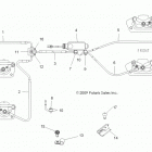 R12VH76AB/AD/AF/AH/AI/AJ/AM/EAB/EAS RZR 800 EFI/EPS Тормоза, тормозные магистрали и главный цилиндр