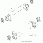 R12VH76AB/AD/AF/AH/AI/AJ/AM/EAB/EAS RZR 800 EFI/EPS Тормоза, суппорт