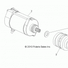 R12VH76AB/AD/AF/AH/AI/AJ/AM/EAB/EAS RZR 800 EFI/EPS Стартер