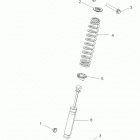 R12VH76AB/AD/AF/AH/AI/AJ/AM/EAB/EAS RZR 800 EFI/EPS Задний аммортизатор
