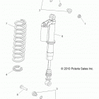 R12VH76AB/AD/AF/AH/AI/AJ/AM/EAB/EAS RZR 800 EFI/EPS Задний аммортизатор