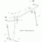 R12VH76AB/AD/AF/AH/AI/AJ/AM/EAB/EAS RZR 800 EFI/EPS Подвеска, стабилизатор, передний