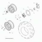 R12VH76AB/AD/AF/AH/AI/AJ/AM/EAB/EAS RZR 800 EFI/EPS Колеса перед