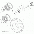 R12VH76AB/AD/AF/AH/AI/AJ/AM/EAB/EAS RZR 800 EFI/EPS Колесо заднее