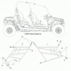 R12XE7EFX RZR 4 800 EFI EPS INTL Тело, боковые сетки