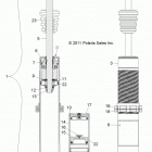 R12XE7EFX RZR 4 800 EFI EPS INTL Передний аммортизатор