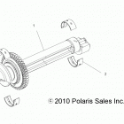 R12XT87AA/9EAS RZR 4 XP 900 Двигатель,балансир