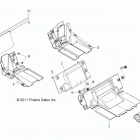 R12XT87AA/9EAS RZR 4 XP 900 Body, seat divider