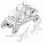 R12XT87AA/9EAS RZR 4 XP 900 Тело, боковые сетки